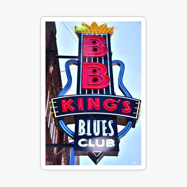 BB King Blues On Top Of Blues Album Cover Sticker