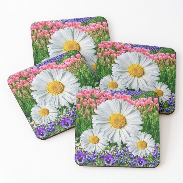 Item preview, WHITE SHASTA DAISY FLOWERS GARDEN ART designed and sold by sharlesart.