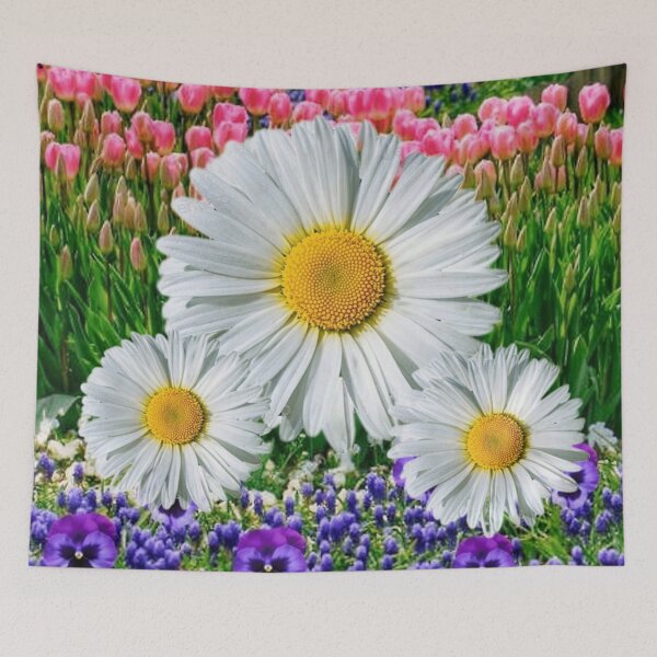 Item preview, WHITE SHASTA DAISY FLOWERS GARDEN ART designed and sold by sharlesart.