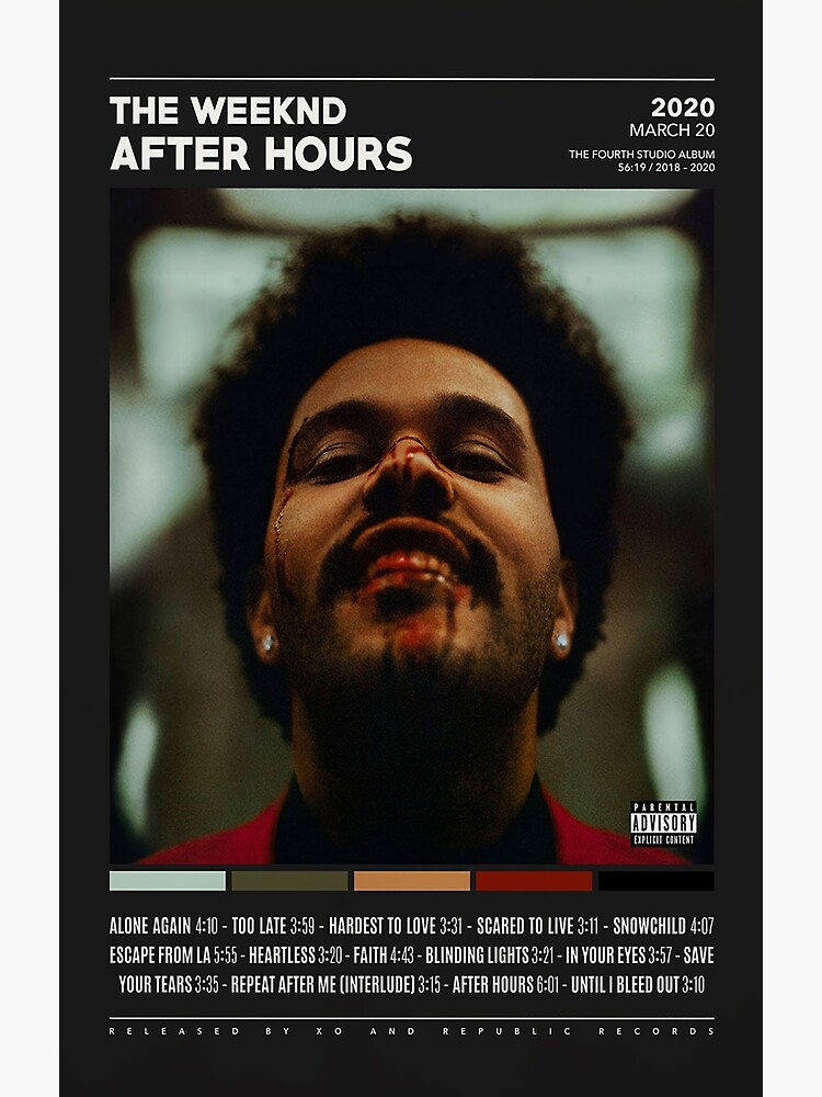Minimalist Mixtape Promos : The Weeknd posters