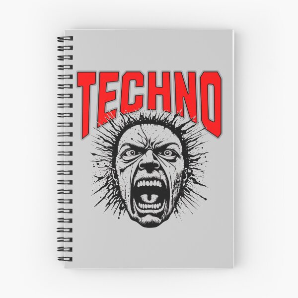 Item preview, Techno Scream Raw Power Screaming Face of Man Shouting Out Loud  designed and sold by mptshirtdesign.