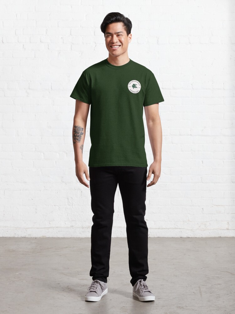 Thumbnail 3 of 7, Classic T-Shirt, Couchiching Conservancy White Circle Design (small) designed and sold by Couchiching Conservancy.
