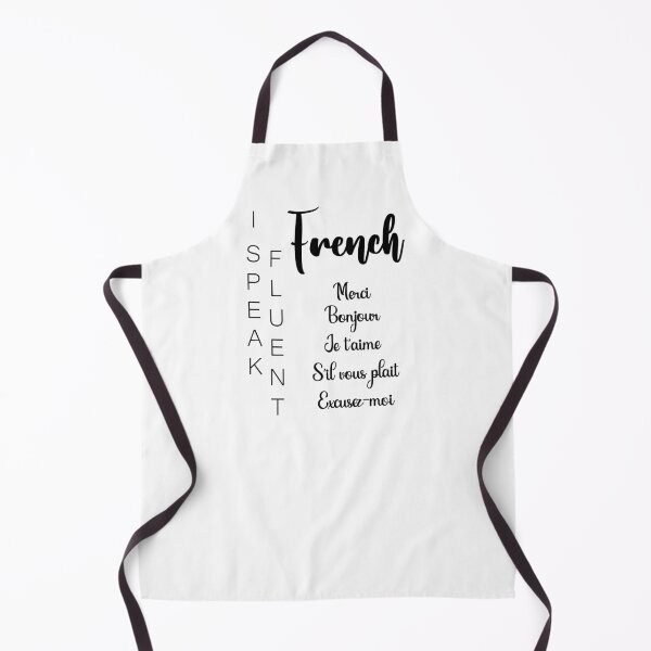 Item preview, I speak fluent French: merci bonjour jetaime silvousplait excusezmoi designed and sold by EmeraldeaArt.