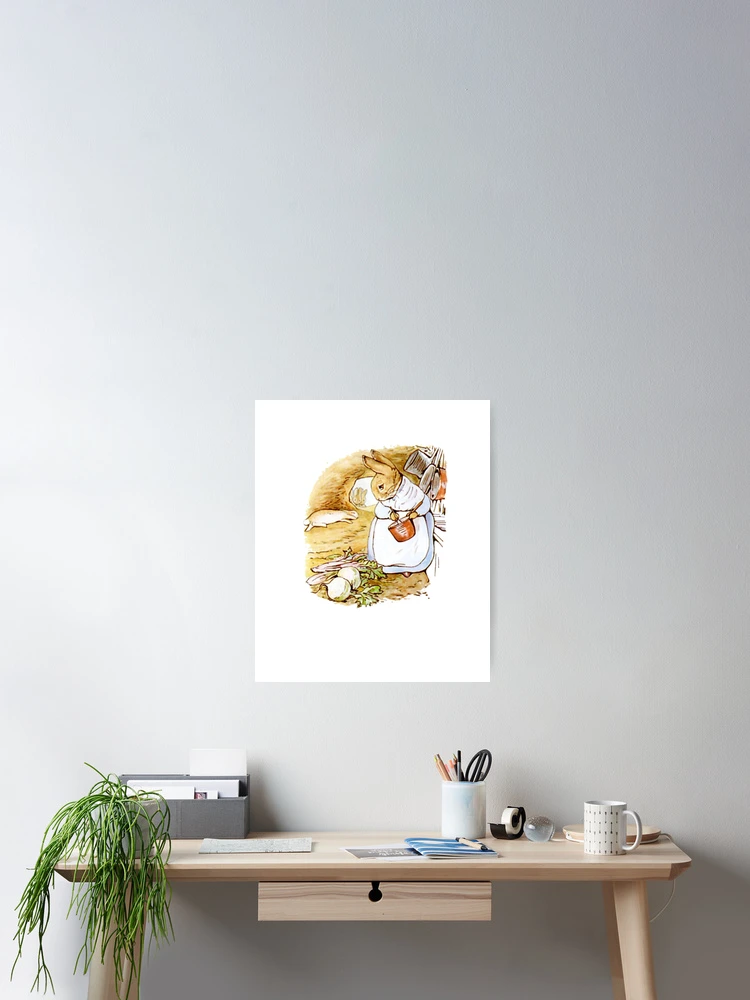 Thumbnail 2 of 3, Poster, Peter Rabbit Adventure: Mother Rabbit Cooking Supper designed and sold by nerdchild.