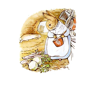 Artwork thumbnail, Peter Rabbit Adventure: Mother Rabbit Cooking Supper by nerdchild