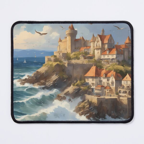 Item preview, Castle, Town, and the Roaring Waves designed and sold by designsbyflo.