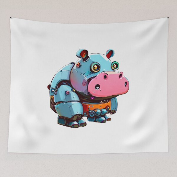 Item preview, Robo-Hippo! designed and sold by kukamatsu.