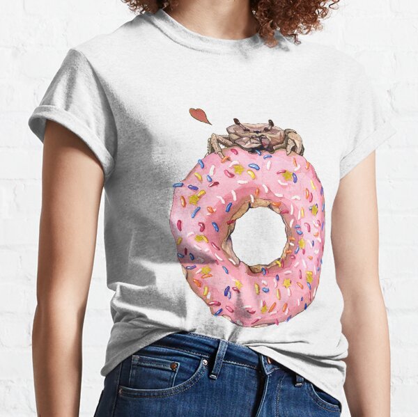 Crab with Doughnut Classic T-Shirt