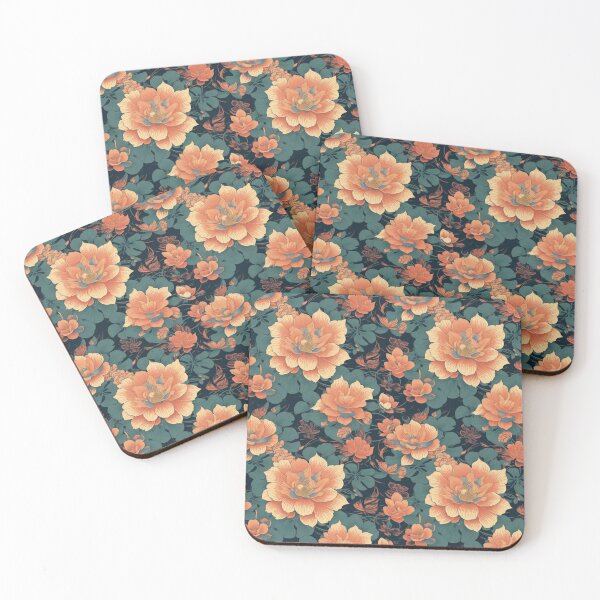 Item preview, Oriental flowers 87 designed and sold by DoodleLandShop.