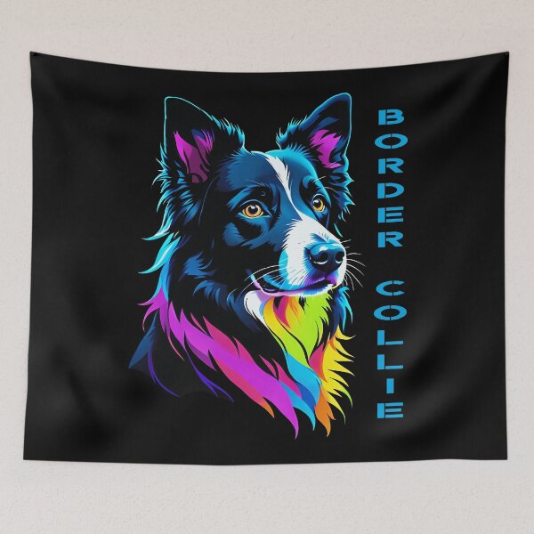 Item preview, Border Collie Head - Sylized Design designed and sold by Image-Caption.