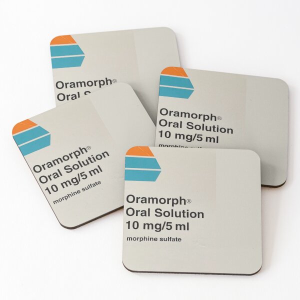 Item preview, Oramorph morphine oral solution box pharma design designed and sold by DF118.