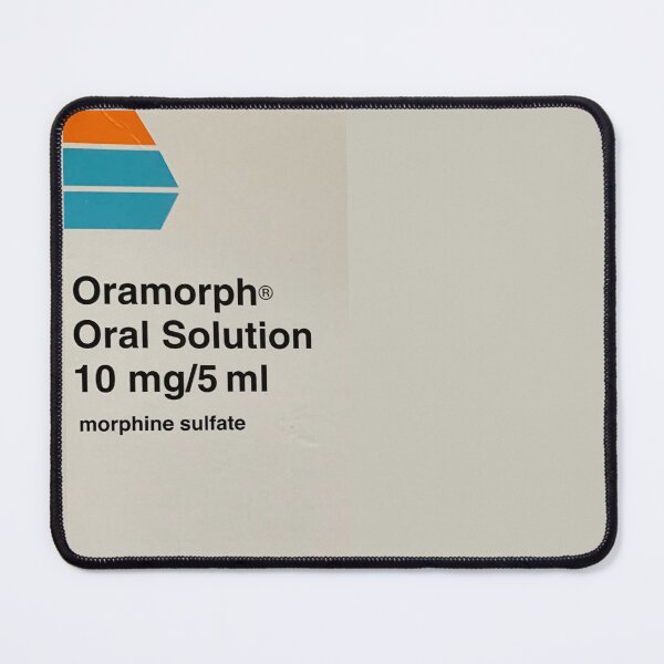 Item preview, Oramorph morphine oral solution box pharma design designed and sold by DF118.