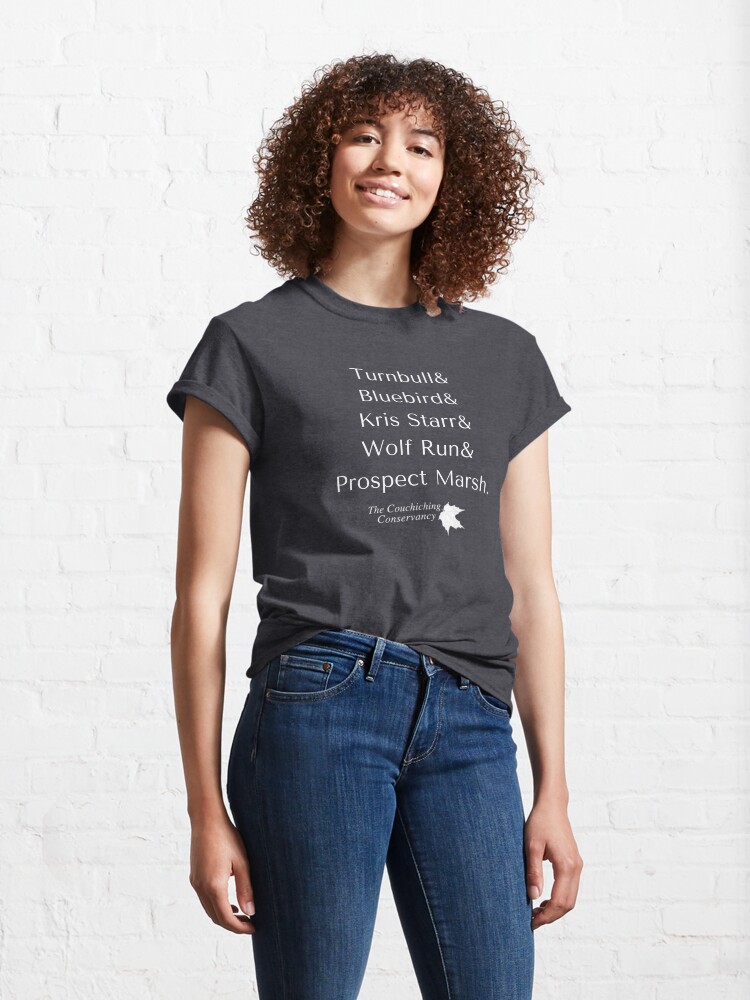 Thumbnail 4 of 7, Classic T-Shirt, Couchiching Conservancy Carden Alvar Popular Nature Reserves designed and sold by Couchiching Conservancy.