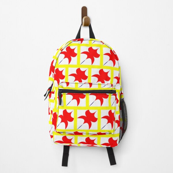 Item preview, Maple Leaf Emblem, Red flower grid pattern picture designed and sold by Redindys.