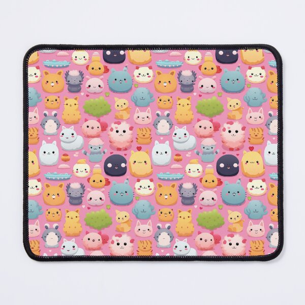Artikelvorschau, Kawaii Tiere Digitales Papier 1 entworfen und verkauft von SeamlesslyStore.