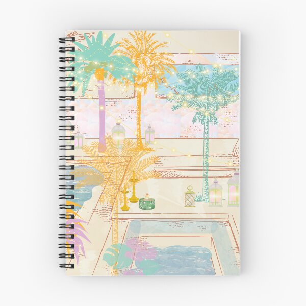 Item preview, Copy of Pool and palms, lanterns, water, designed and sold by Sugar Wisdom .