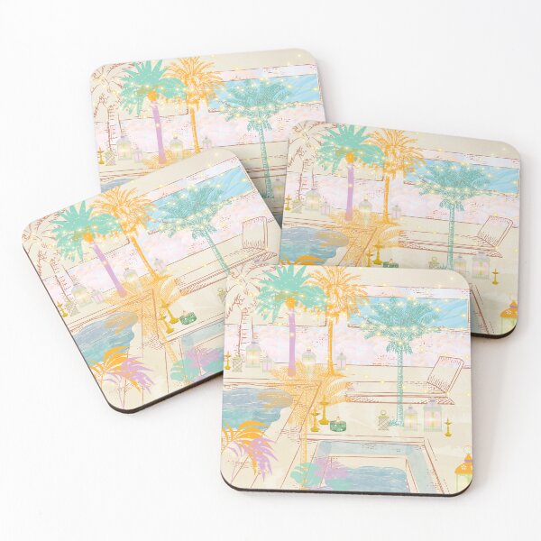Item preview, Copy of Pool and palms, lanterns, water,  designed and sold by Sugar Wisdom .