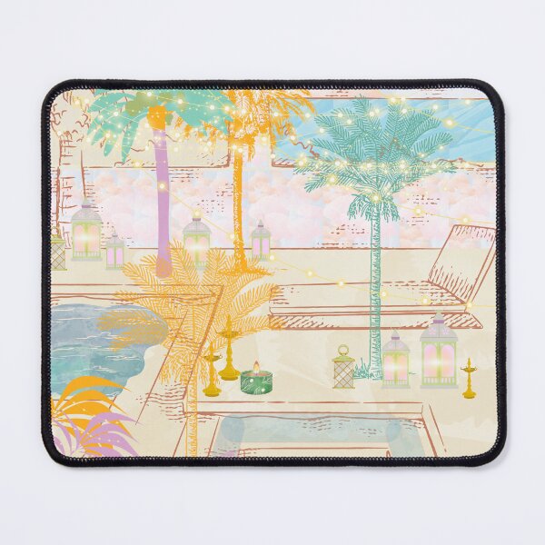 Item preview, Copy of Pool and palms, lanterns, water, designed and sold by Sugar Wisdom .