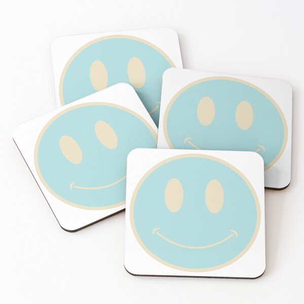 Item preview, Aesthetic smiley (blue) designed and sold by simpleartpieces.