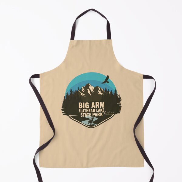 Item preview, Big Arm / Flathead Lake State Park Montana - MT Badge designed and sold by mountainfad.