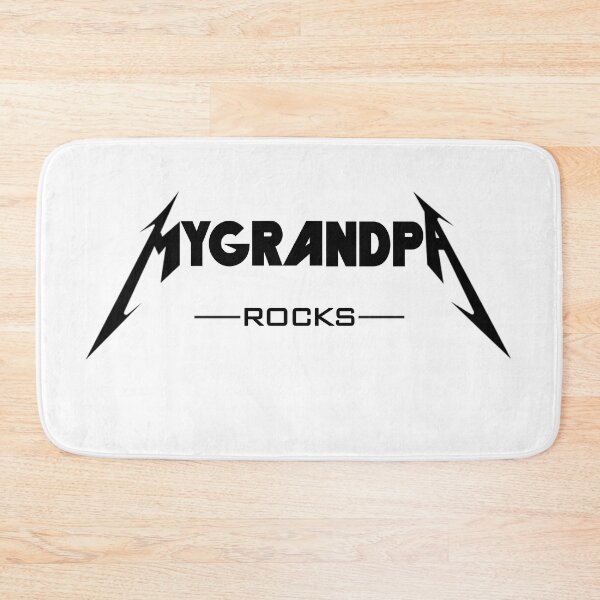 Item preview, My Grandpa Rocks in Black designed and sold by Domelight Designs.