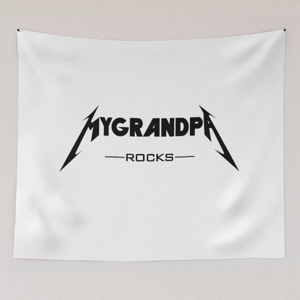 Item preview, My Grandpa Rocks in Black designed and sold by Domelight Designs.