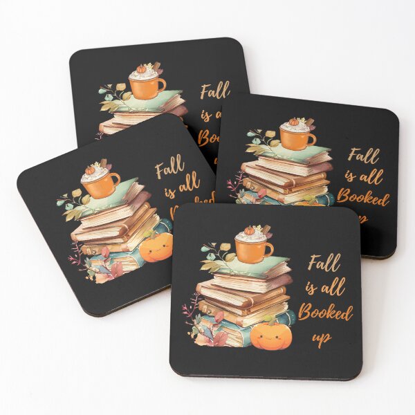 Item preview, fall, coffee and books   designed and sold by Poonam Khabria.