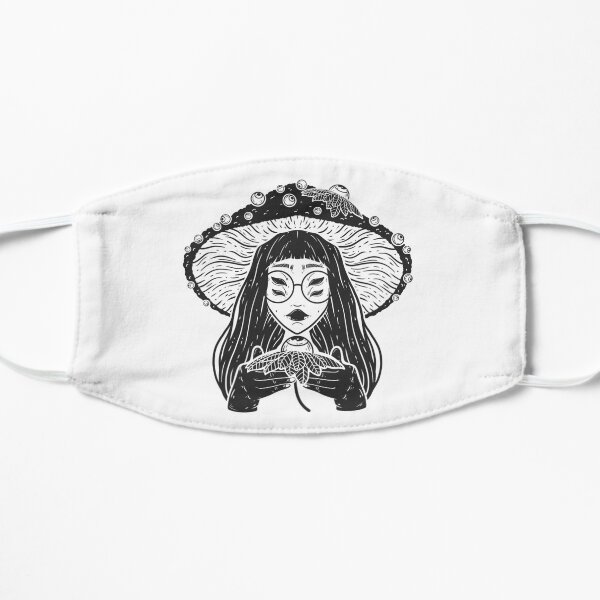 Mushroom Witch Flat Mask