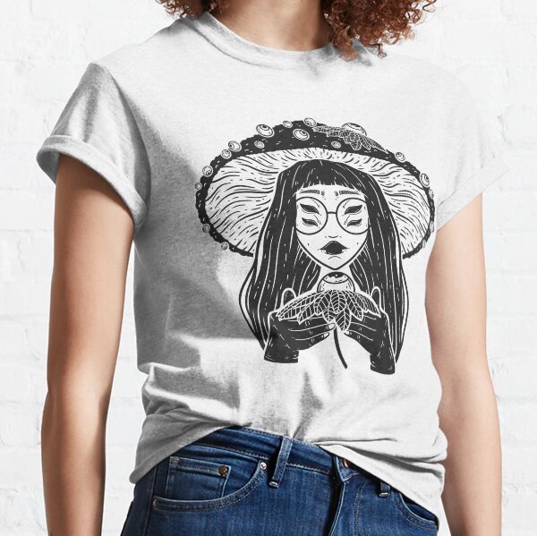 Champignon sorcière T-shirt classique