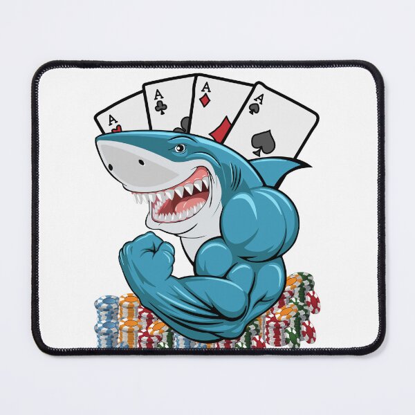 Item preview, Aggressive poker player - Shark designed and sold by ColorDesign38.