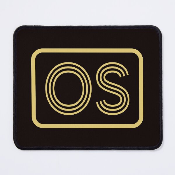 Artikelvorschau, OS Initialen Gold geometrische Buchstaben entworfen und verkauft von Jeallan Designs.