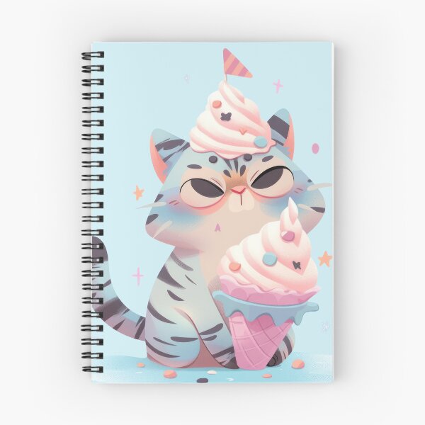 Item preview, Kawaii Ice cream Cat - cup cake Kitty cat designed and sold by Sara-Design2.