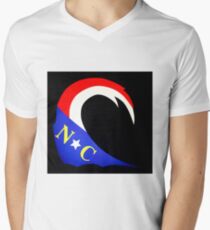The NC Wave Men's V-Neck T-Shirt