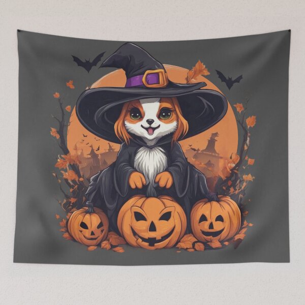 Item preview, Witchy Paws and Pumpkin Grins designed and sold by Feathers & Futhark.