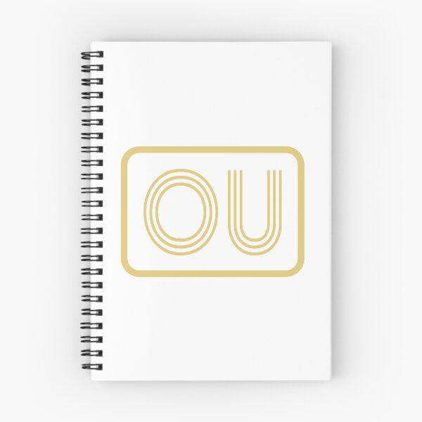 Item preview, OU Initials Gold Geometric Letters designed and sold by Jeallan Designs.