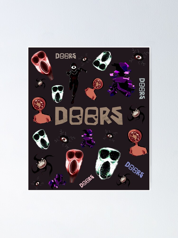 Psst, screech roblox doors  Poster by doorzz