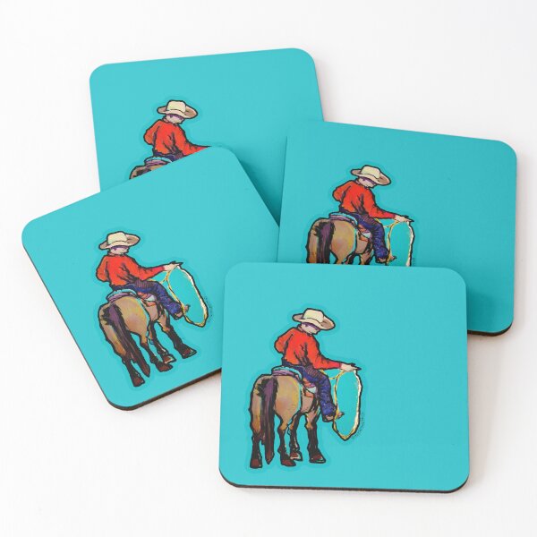 Item preview, Cowboy Arranges his Lasso designed and sold by Mad World Art Ltd. Co..