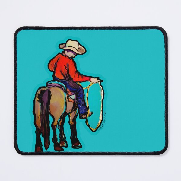 Item preview, Cowboy Arranges his Lasso designed and sold by Mad World Art Ltd. Co..