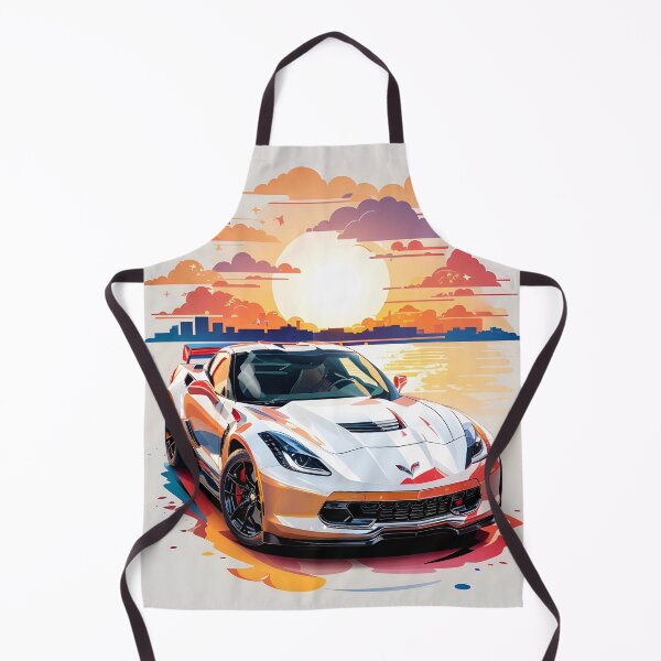 Item preview, Sunset Dreams: Colorful Luxury Sports Car Illustration designed and sold by Ceemko's Vintage Corner.