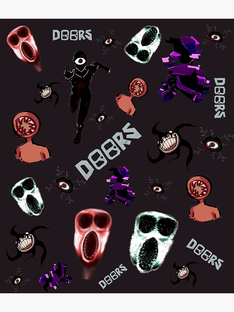 Eyes, Roblox doors  Poster by doorzz