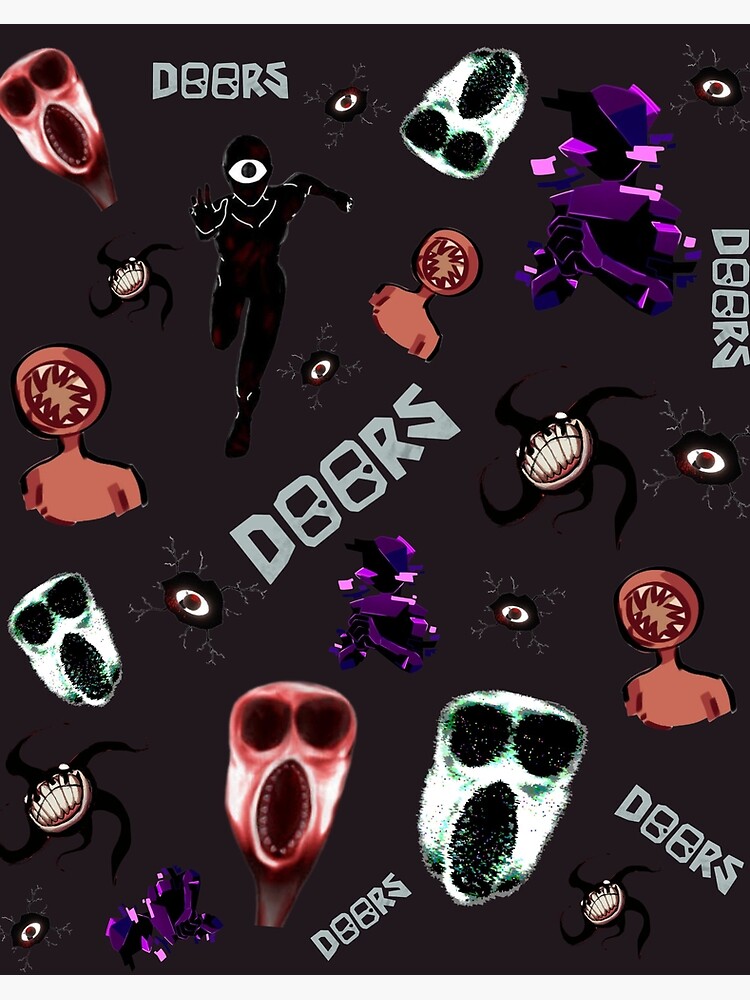 Roblox doors, seek and eyes Sticker by doorzz