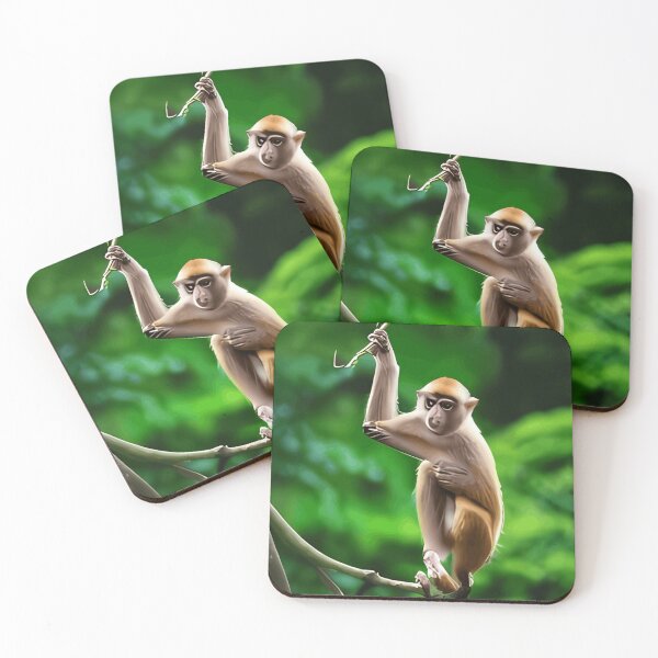 Item preview, Tropical Mischievous Smite In Echo Jumps Paradise Joy A Monkey For designed and sold by ArtChicHorton.