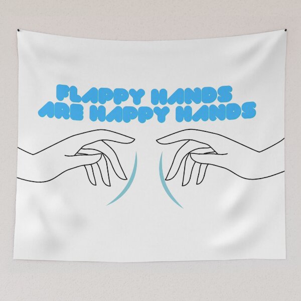 Item preview, flappy hands are happy hands designed and sold by audhdmuslimah.