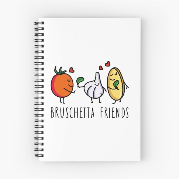 Item preview, Funny bruschetta friends designed and sold by spontania.