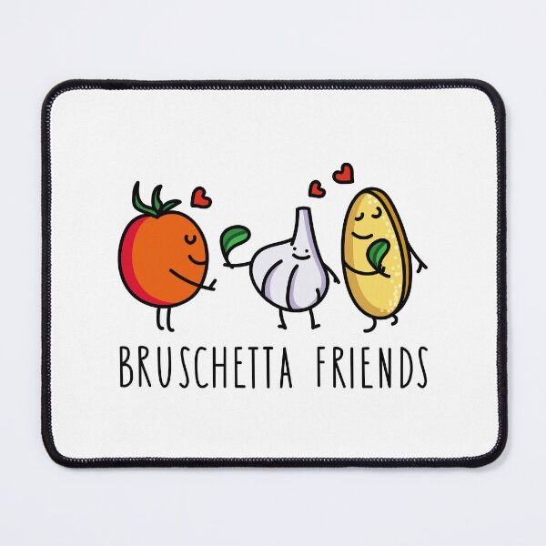 Item preview, Funny bruschetta friends designed and sold by spontania.