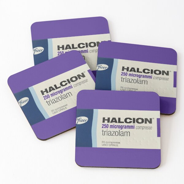 Item preview, Halcion triazolam box pharma design designed and sold by DF118.