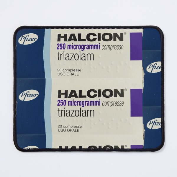 Item preview, Halcion triazolam box pharma design designed and sold by DF118.