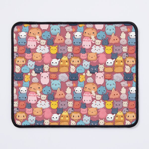 Item preview, Kawaii Animals Digital Paper 10 designed and sold by SeamlesslyStore.