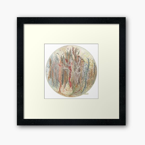 Working on the Moon Framed Art Print