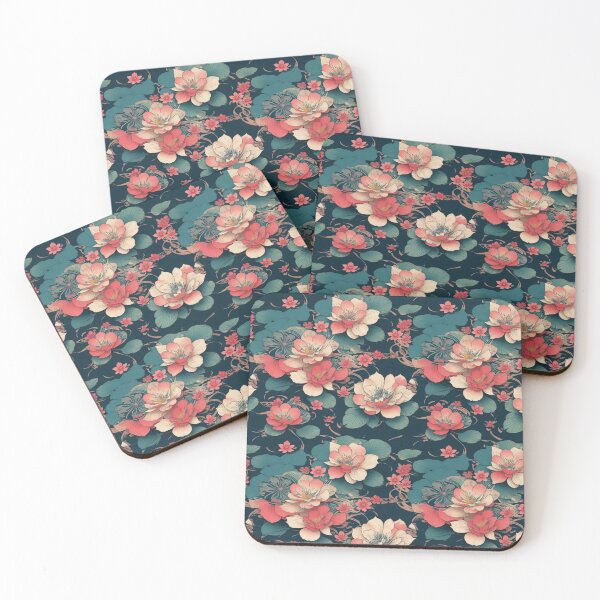 Item preview, Oriental flowers 91 designed and sold by DoodleLandShop.